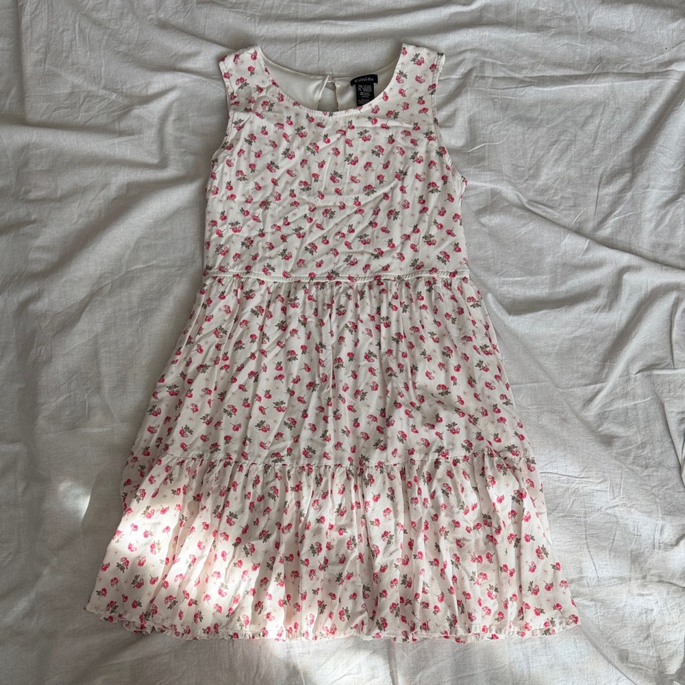 Zunie Pink Floral Casual Dress